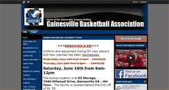 Desktop Screenshot of gainesvillebasketball.org